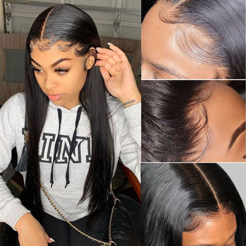 4x4 Invisible Straight HD Lace Frontal