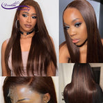 Straight Brown Lace Frontal Wig