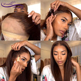 Straight Brown Lace Frontal Wig