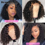 Curly Lace Frontal Bob Wig