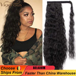 22" Wavy Synthetic Ponytail