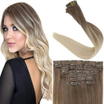 8Pcs Seamless Clip Ins