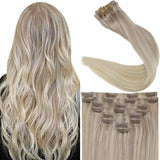 8Pcs Seamless Clip Ins