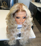 Ombre Blonde HD Transparent Lace Wig